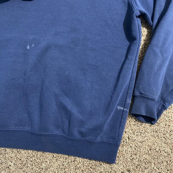 Carhartt Hoodie Mens 2XL Pullover Sweatshirt Workwear Kangaroo Pocket 90s - Picture 4 of 9